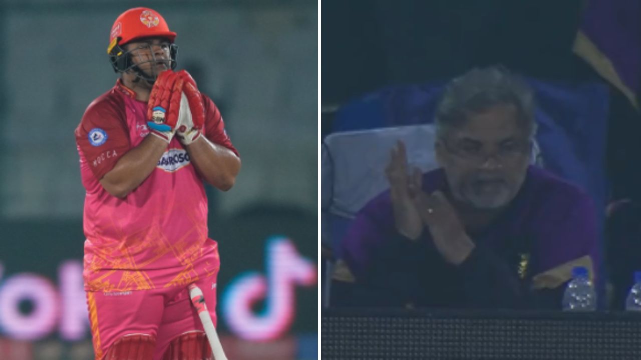 "Dad's clapping, not smiling": Moin Khan son Azam Khan misses PSL fastest century record despite scintillating knock vs Quetta Gladiators