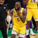 “LeBron James with the historic histrionics!”: Skip Bayless and Shannon Sharpe Have Contradicting Opinions Lakers Star’s reaction to Non-Call Foul