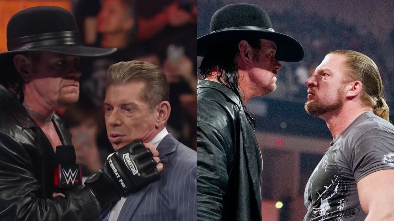 The Undertaker Vince McMahon Triple H