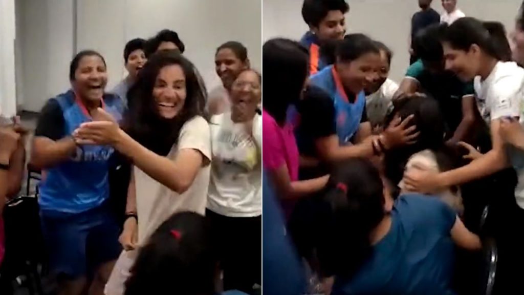 "RCB RCB RCB": Smriti Mandhana hugs Renuka Singh Thakur as duo set to represent Royal Challengers in WPL 2023