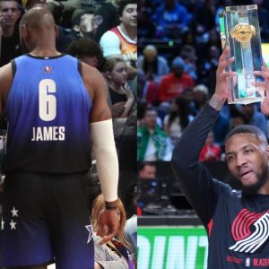 "Lebron James doing the old man s**t": NBA Fans react to King James Reminding Damian Lillard He is 'Old' During the All-Star Game