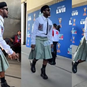JuJu Smith Schuster's Super Bowl Outfit