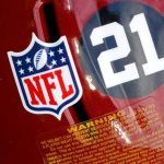 a decal honoring the late Sean Taylor