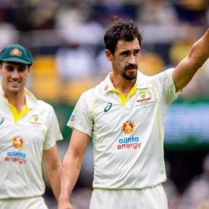 Why is Mitchell Starc not playing today's 1st Test between India and Australia at VCA Stadium?