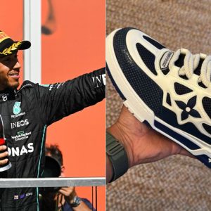 Lewis Hamilton Flexes His $1340 Worth New Shoes on His Instagram