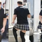 John Cena skirt high heels