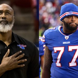 Karl Malone and Demetrius Bell