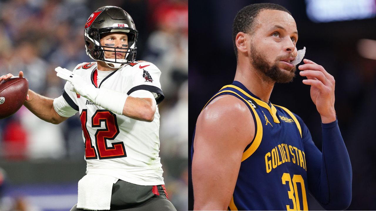 Tom Brady and Stephen Curry