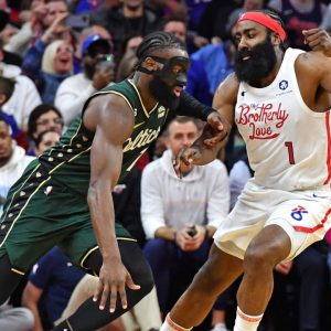 Celtics guard Jaylen Brown revealed how Philadelphia 76ers fans wish him serious injury before the game started.