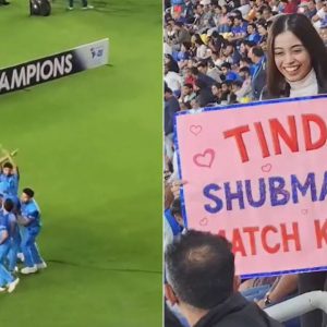 "Keh raha hai nahin milega": Indian cricketers' respond in the negative to Tinder Shubman se Match Karado fan girl in Ahmedabad