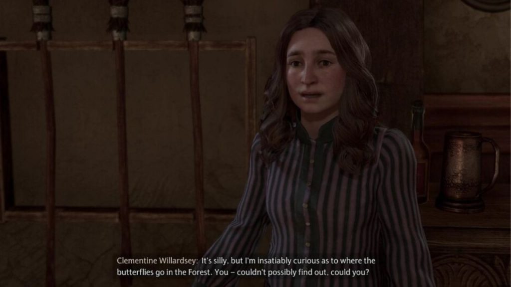 Follow the butterflies quest Hogwarts Legacy