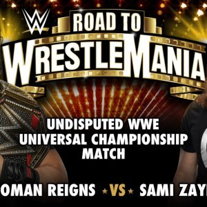 Roman Reigns versus Sami Zayn