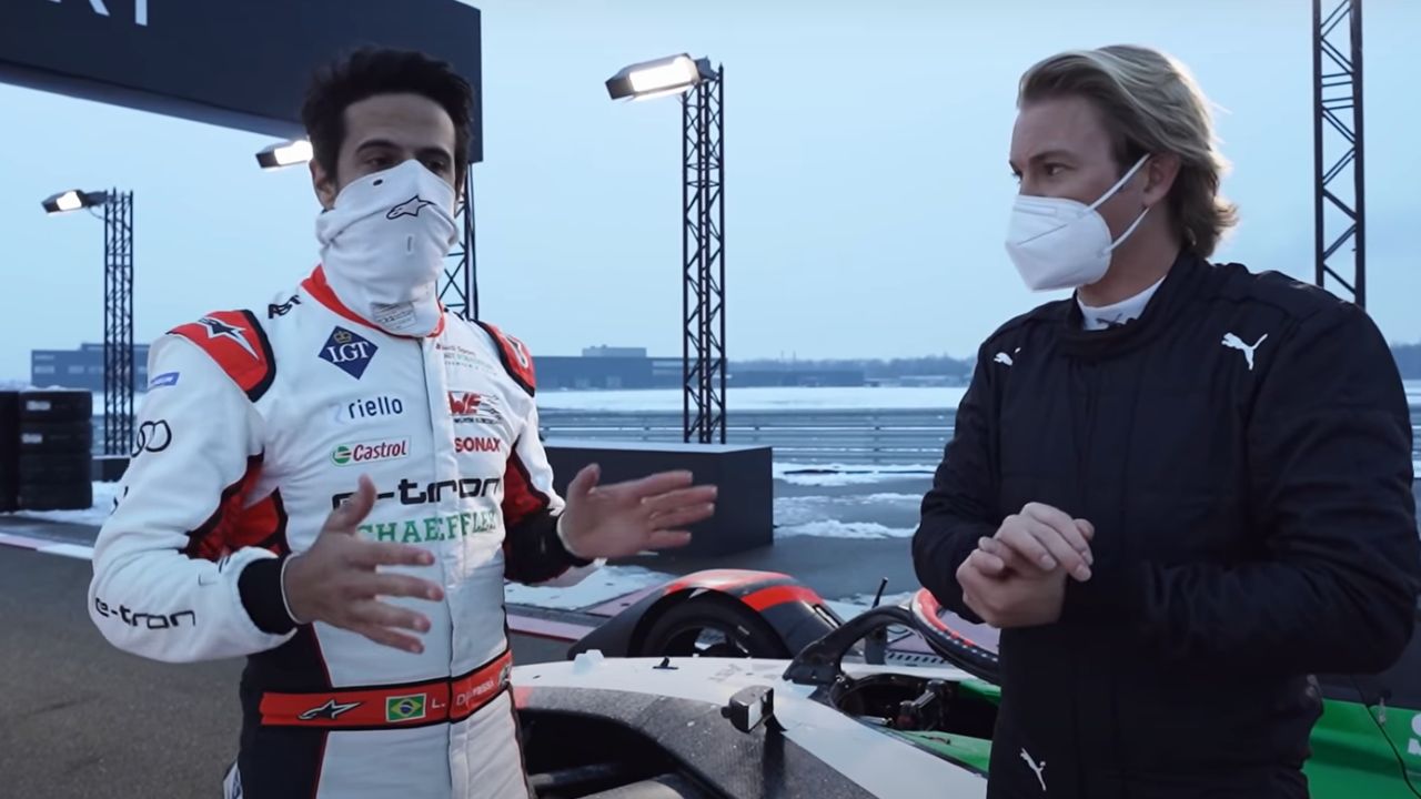 Nico Rosberg Defeats Formula E Car in a $113,000 Road Vehicle