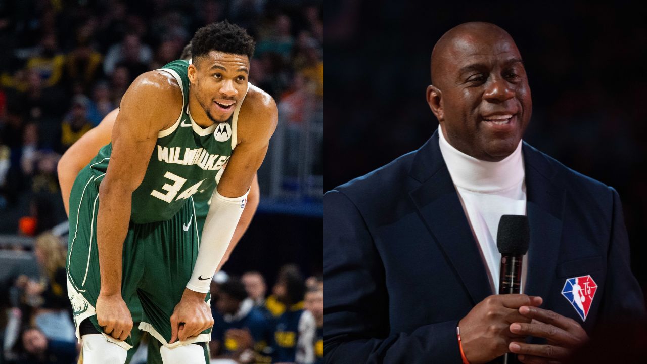 “Hit Grayson Allen With The HEE-HEE": Giannis Antetokounmpo Mimics Magic Johnson Following Crafty Pass