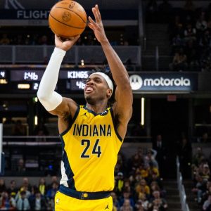 “Buddy Hield aiming to dethrone Stephen Curry as 3-point GOAT”: NBA Twitter Congratulate Pacers Guard for Record-Setting 200 3-Pointers This Season