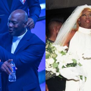 WATCH: Michael Jordan's Brilliant Reaction to Dennis Rodman's Cross-Dressing on National TV