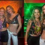 Gisele Bündchen partying with friends