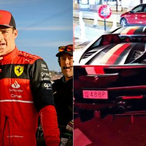 Evidences of Poor Parking by Charles Leclerc Leaves the F1 Fans in Splits