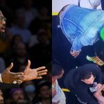 "LeCrack": NBA Twitter Reacts To LeBron James' 'Embarrassing' Wardrobe Malfunction
