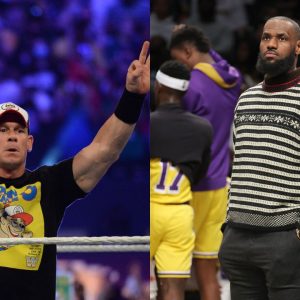 “LeBron James, I’ll Dribble Your Face Like a Spalding Basketball!”: When John Cena Challenged 250lbs Superstar to a Wrestling Match