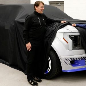 Daniel Ricciardo Throttles Up 650 HP Mustang Supercar With Ford's CEO Jim Farley