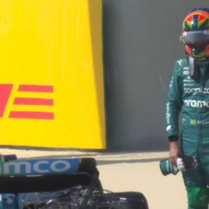 What happened to Aston Martin's Felipe Drugovich in F1 pre-season testing?