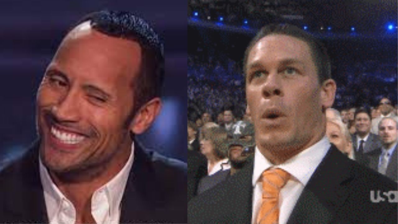 John Cena The Rock Marine