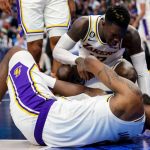 Is LeBron James Hurt? Lakers’ Star Appears To Have ‘Popped’ Ankle in 27-Point Comeback Against Kyrie Irving and Luka Doncic