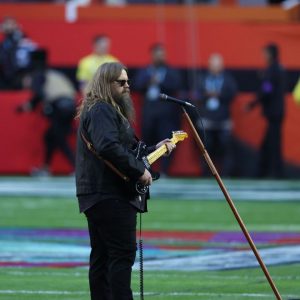 How long was the National Anthem in Super Bowl 57?