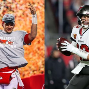 Patrick Mahomes and Tom Brady