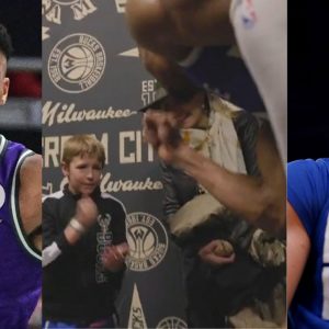 "He Got Me!": Giannis Antetokounmpo Filled With Anguish After Being Unable to Replicate Stephen Curry's Results in Fan Interaction