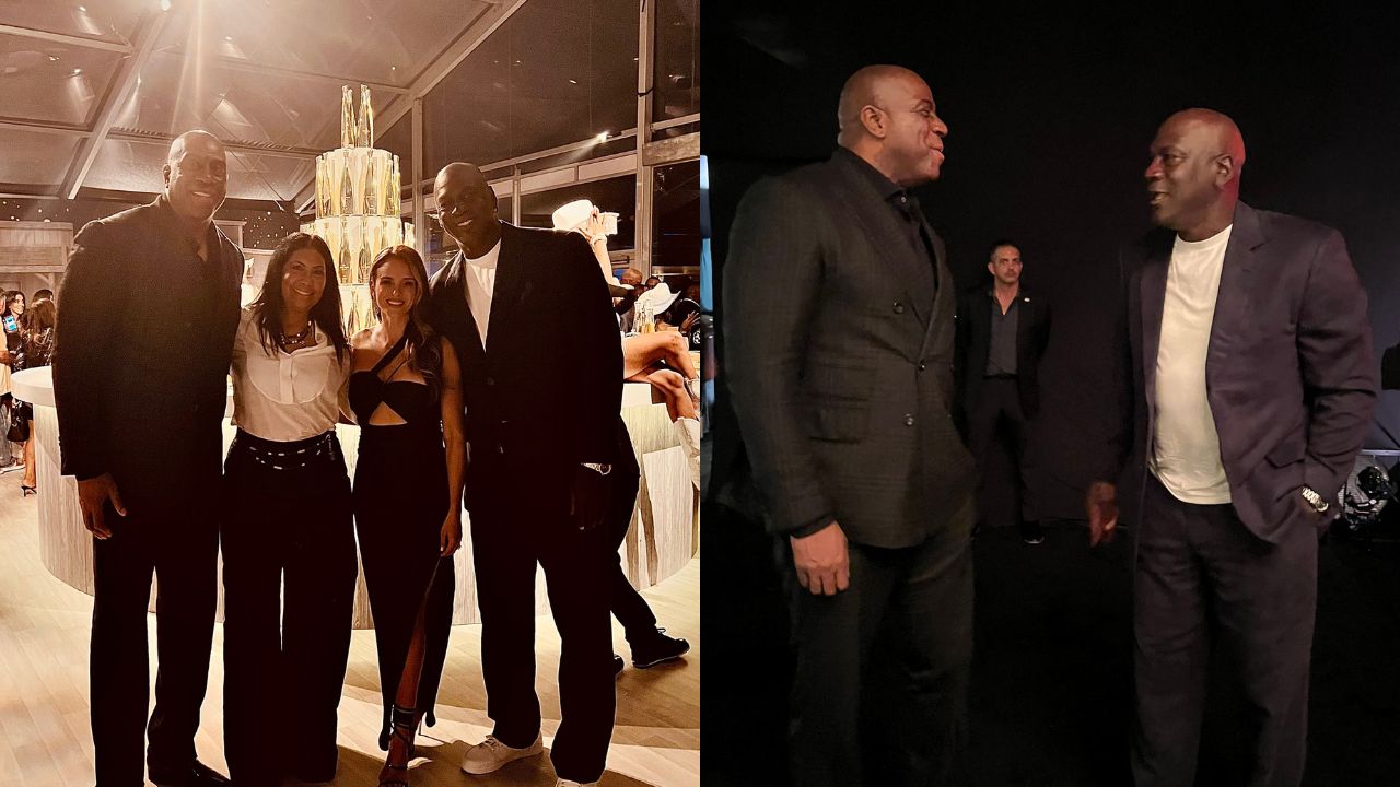 Magic Johnson Reveals First Photos of Michael Jordan's Star-Studded 60th Birthday Organized by Wife Yvette Prieto
