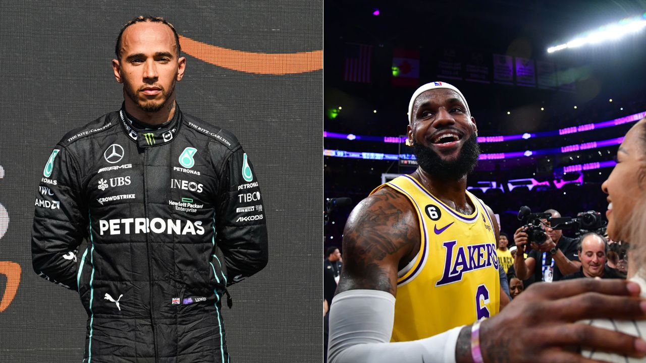 "Massive GOAT Behaviour": Lewis Hamilton Heaps Praises for LeBron James After Breaking Scoring Record
