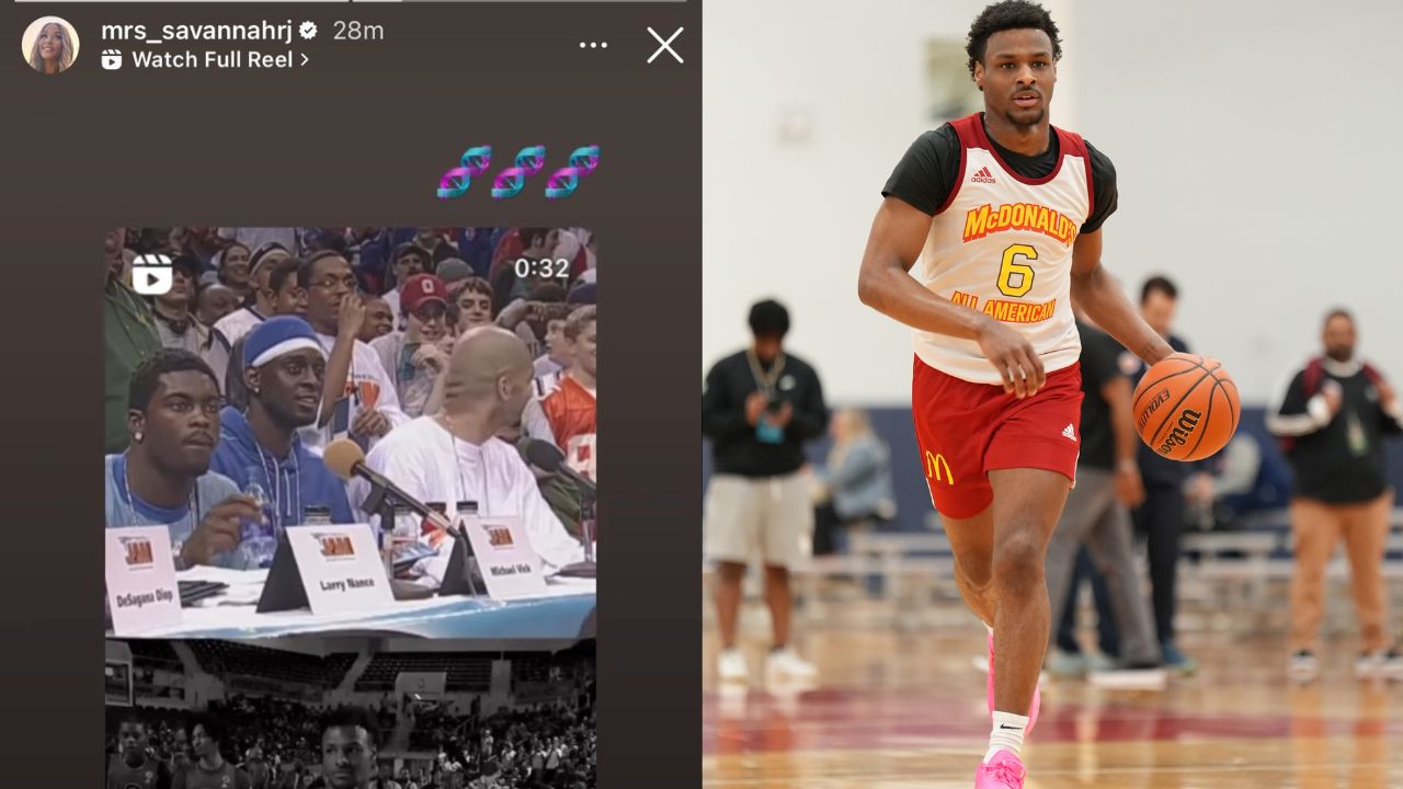 “In the Genes”: LeBron James’ Wife Savannah Compares 6ft 3” Bronny James’ McDonald’s All-American Dunk to ‘The King’s’ From 2003