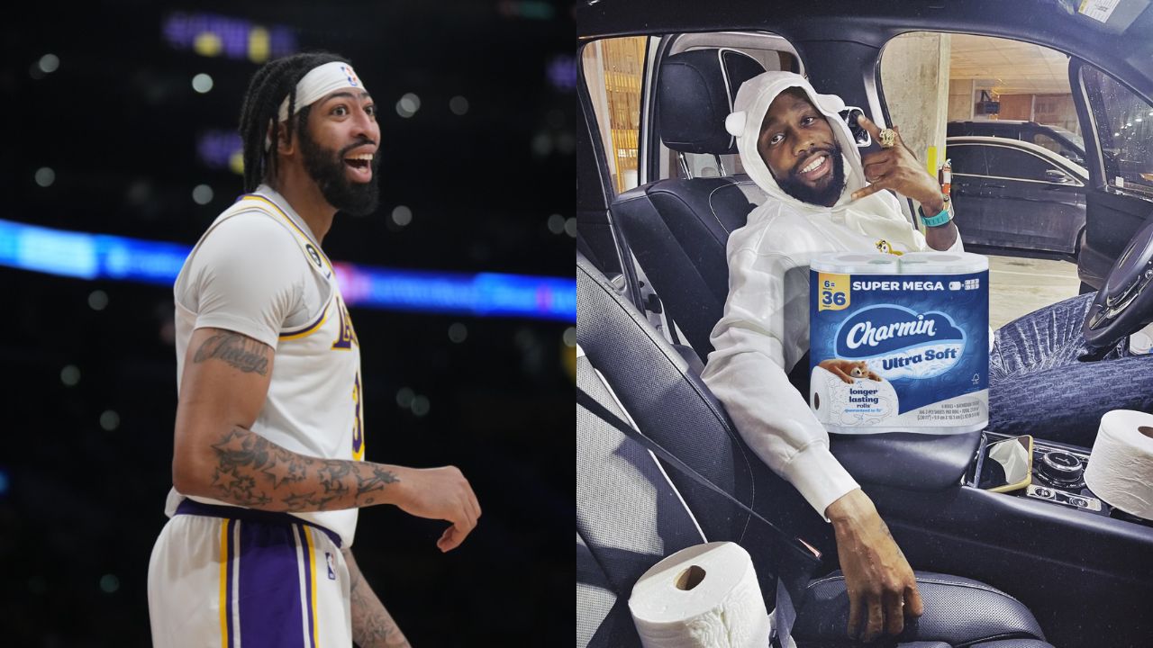 To Amp Fans Up Ahead of Matchup vs Anthony Davis and the Lakers, Patrick Beverley... Promotes Toilet Paper?!