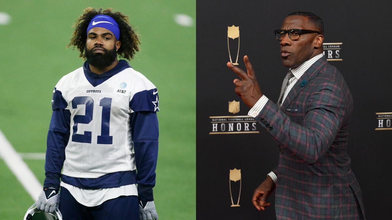“Meteoric Rise, Precipitous Fall,” HOFer Shannon Sharpe Reacts to 3X Pro Bowl RB Ezekiel Elliot’s Release