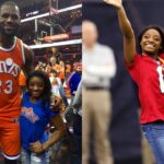 Amidst Simone Biles Uganda Comments, 'Eerie' Image Of 6'9 LeBron James With Olympic Gymnast Resurfaces