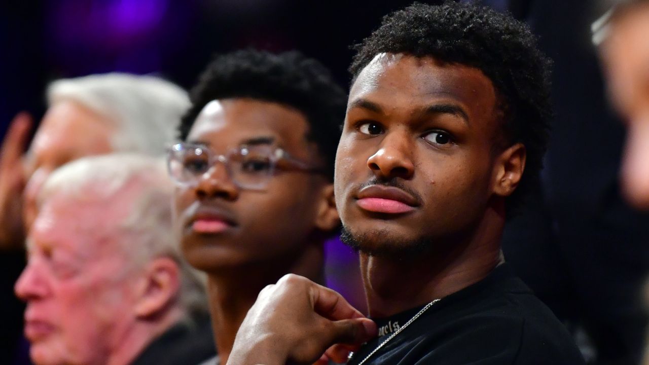 Worth $7.2 Million, Bronny James Refuses To Wear Adidas At McDonald's All American Practice Due To Nike NIL Deal