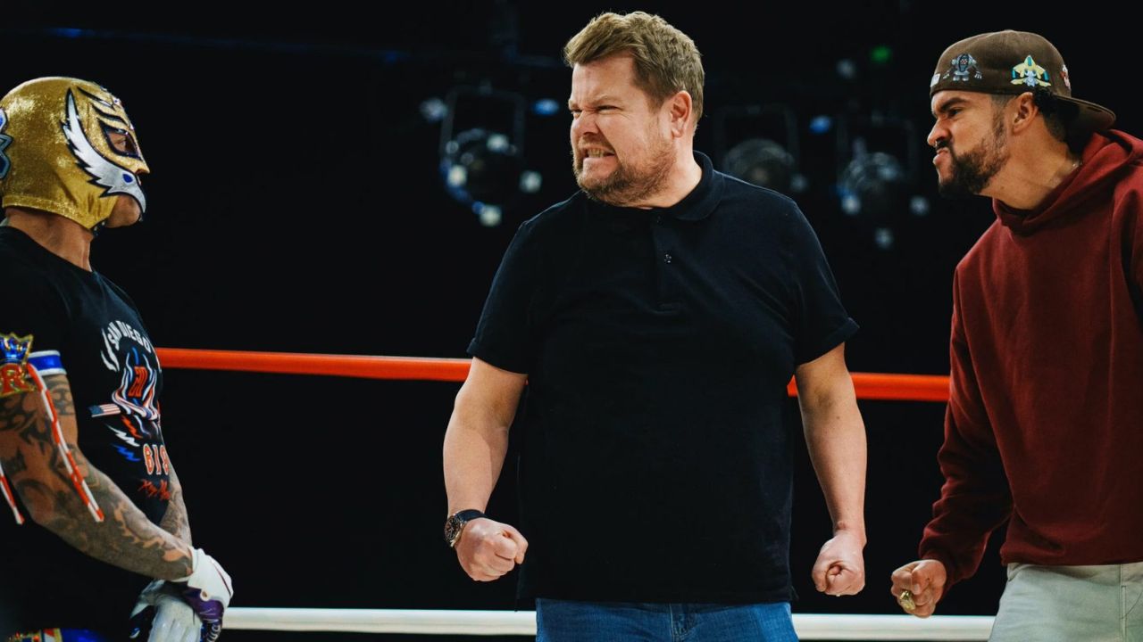 Bad Bunny Rey Mysterio James Corden