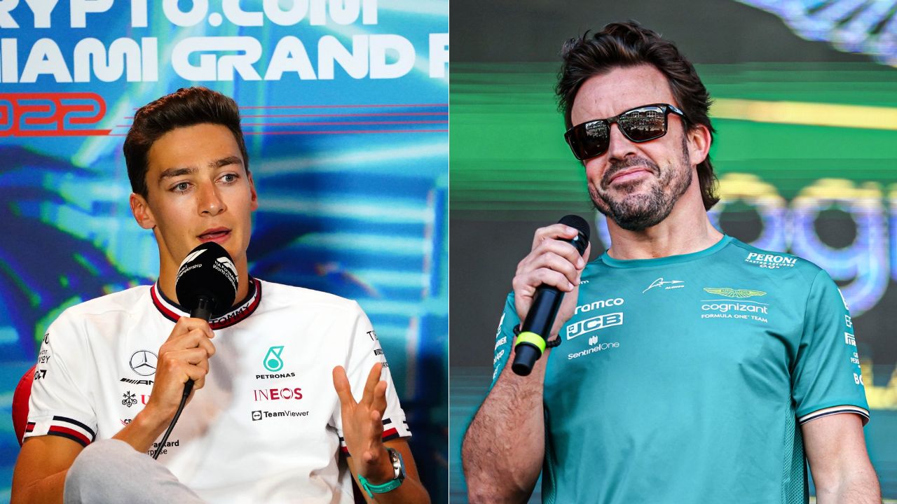 George Russell, Unlike Max Verstappen, Doesn't See Fernando Alonso Winning Any Race This Season After Seeing Red Bull's Excellence