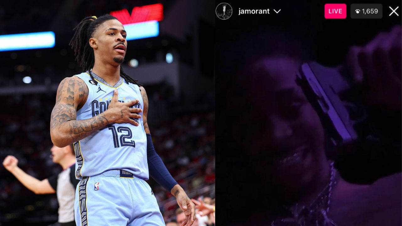 Ja Morant 'Cockily' Flashes Gun on Instagram Live Amid Accusations of Assaulting and Threatening a 17-year-old