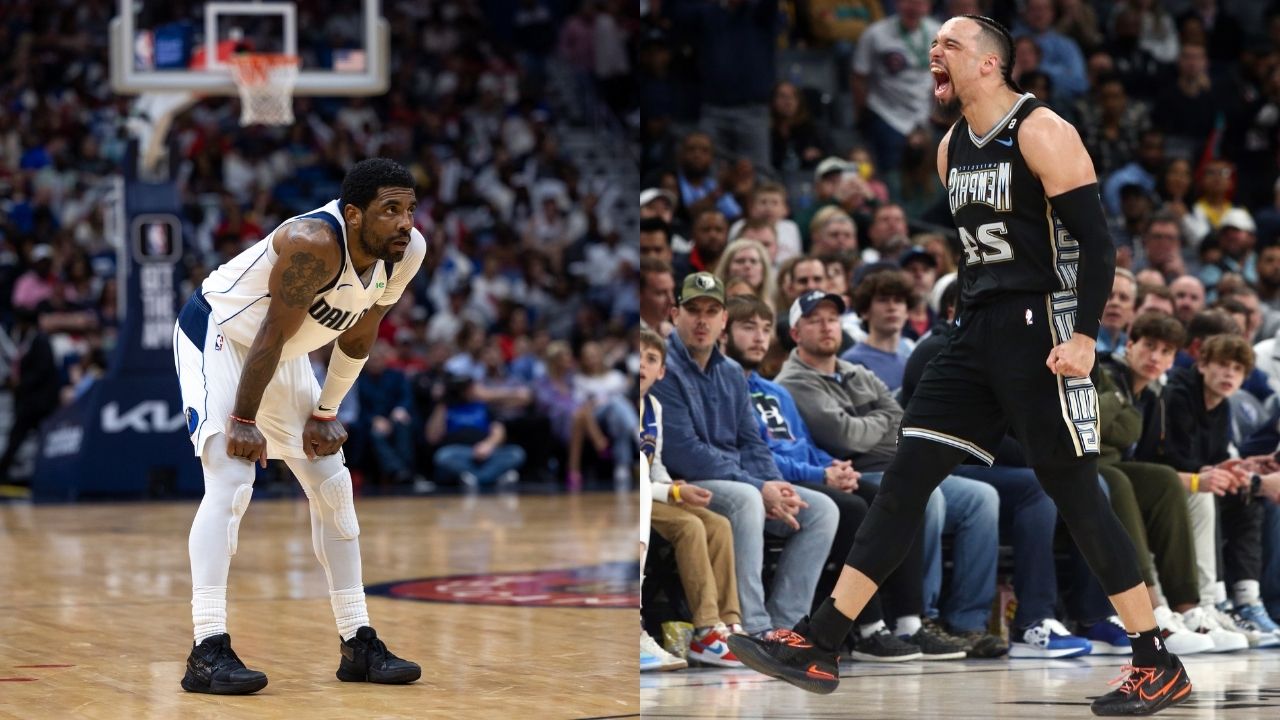 “Keep Playing That Dumba*# Defense”: Kyrie Irving Talks Trash to Dillon Brooks While Putting up 20-points on Him at Halftime