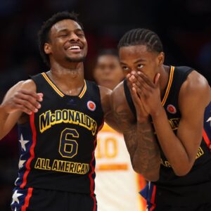 Where Is Bronny James Going to College? McDonald’s All-American Teammates Try Recruiting LeBron James’ Son