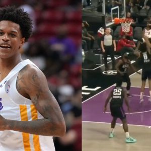WATCH: Shaquille O'Neal's Son Shareef Hypes Himself Up After Massive Highlight in the G League