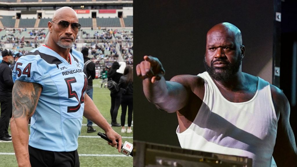 The Rock Shaquille O'Neal