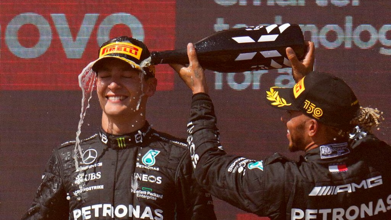 Details of the Very Expensive Ferrari Champagne F1 Drivers Spray on the Podium