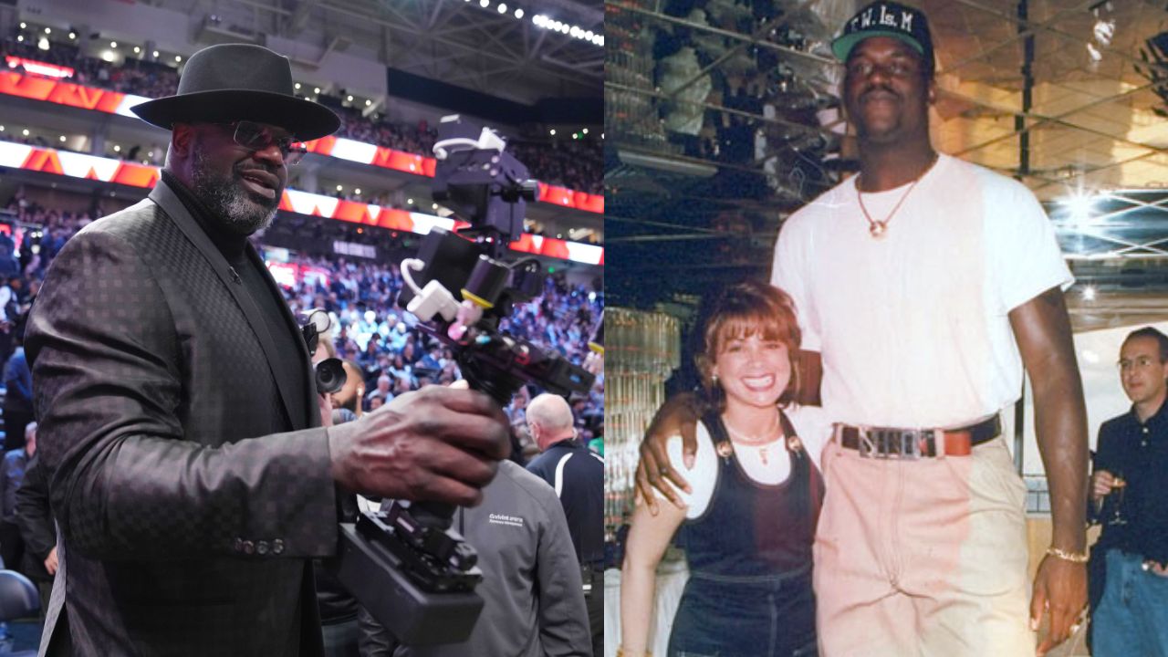Former American Idol judge Paula Abdul revealed how Lucille O'Neal chased Shaquille O'Neal around with a frying pan.