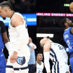 “Keep Playing That Dumba*# Defense”: Kyrie Irving Trash Talks Dillon Brooks While Putting up 20-points on Him at Halftime