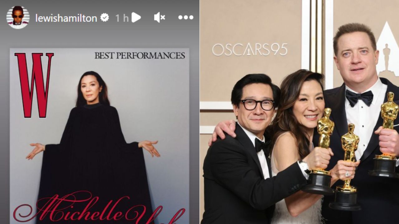 Lewis Hamilton Congratulates Michelle Yeoh and Brendan Fraser For Winning Oscars; Says It Makes Him Happy