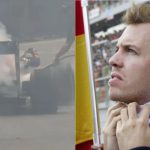 Watch: Sebastian Vettel’s Championship Winning Red Bull Catches Fire in India